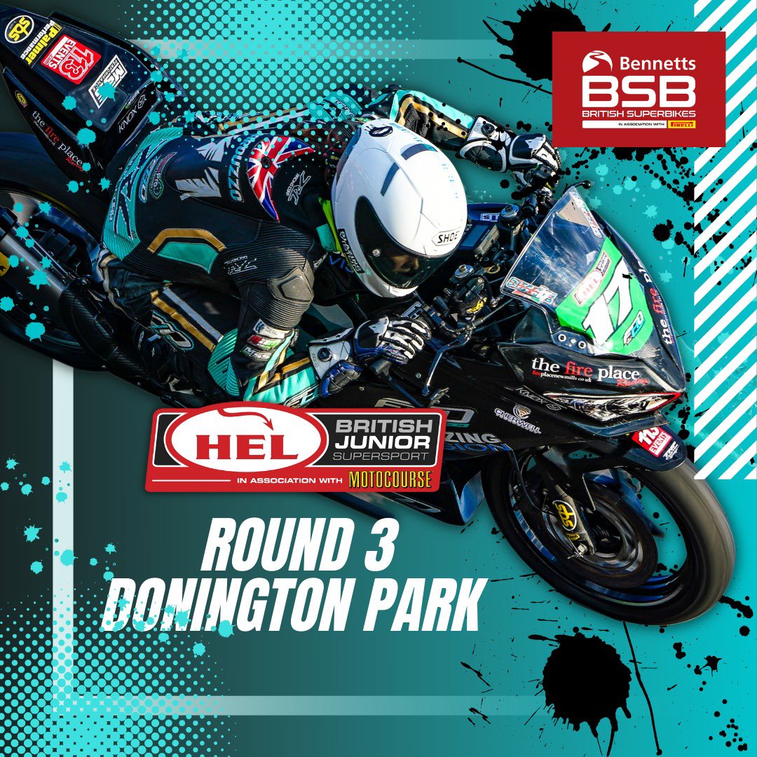 It’s officially Race Week! 🤩 Round 2 of Hel Junior Supersport at British Superbikes this weekend 💙