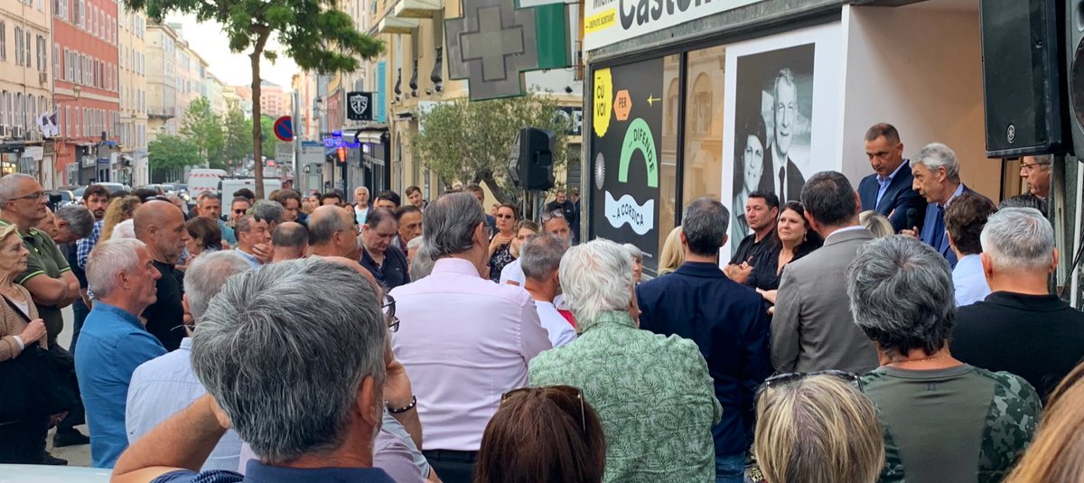 Apertura di a permanenza in Bastia. À ringrazià l'eletti, i militanti è l'amichi venuti numerosi. 
Avà, à noi tutti d'andà è di cunvice !