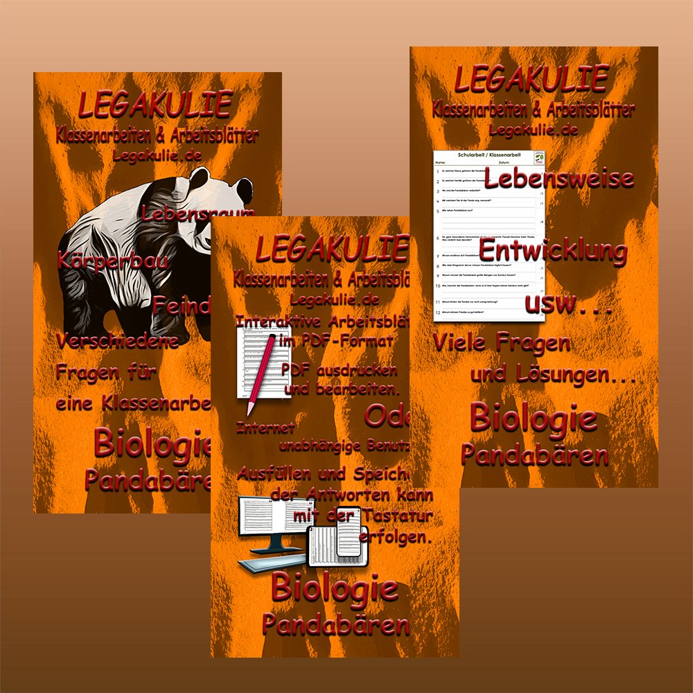 Legakulie's tweet image. Biologie Pandabären  - Gute Vorbereitung für die nächste Klassenarbeit.
Interaktive Arbeitsblätter im PDF-FORMAT. 
legakulie-onlineshop.de/Pandabaeren-Kl…

#interaktiv  #Pandabaeren  #unterrichtsideen #unterrichtsmaterialen #biologie #bildung #Klassenarbeit #viral #legakulie