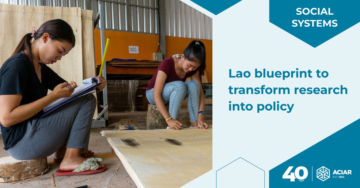 ACIARAustralia's tweet photo. 🇱🇦 In Lao PDR, we’re helping to develop a blueprint to facilitate the results from agricultural research being used to inform policy development. 

Read more about the ANU-led project here: https://t.co/NqHHr18cc8

@ANUmedia @AusAmbLaos #ACIAR https://t.co/KQh9Qvl51Z
