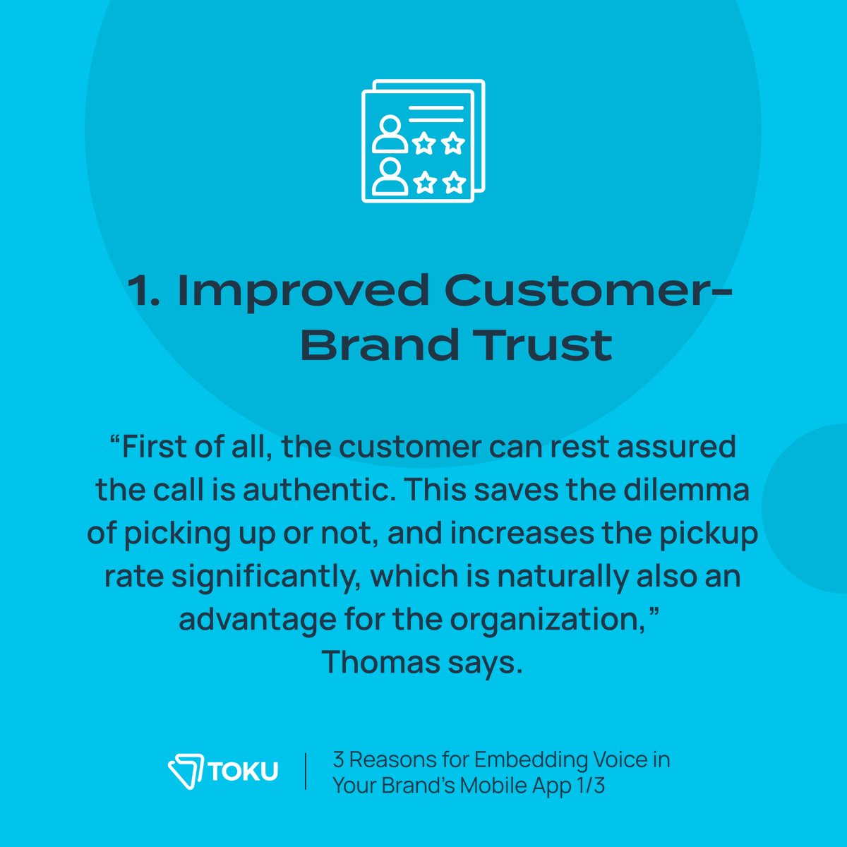 TokuGlobal's tweet photo. Why should businesses embed a voice channel in their brand’s app?

@TokuGlobal's CEO &amp; Founder, Thomas Laboulle, recently had a chat with Linoy Doron from @uctodaynews to discuss the 3 key benefits of enabling #in-app calling.

Get the full story here: https://t.co/R9nYlGQBKE https://t.co/CzApya7QST