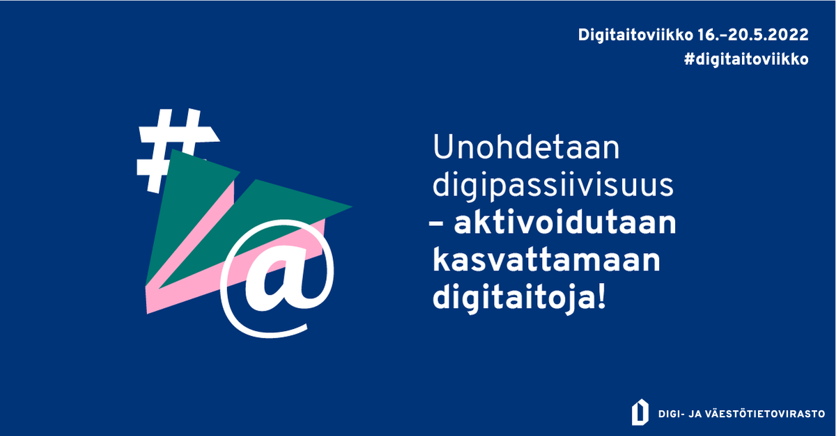 DVVfi's tweet photo. Huomenna käynnistyy #Digitaitoviikko liveohjelma! Haastamme
asiantuntijat keskustelemaan suomalaisten digitaitojen tilasta ja kysymme,
pitääkö suomalaisten digitaidoista olla huolissaan? 

Katso ohjelma: https://t.co/BSw3PubAGp https://t.co/PtUdf7o6xR