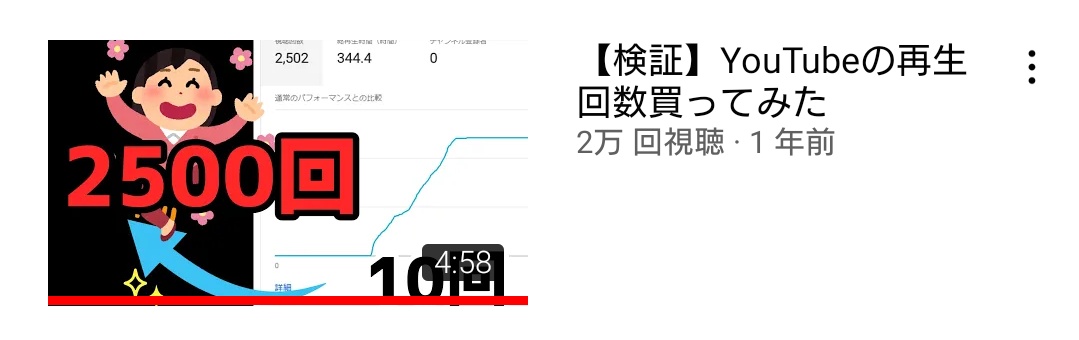 いつの間にか2万回再生いってました
ありがとうございます！