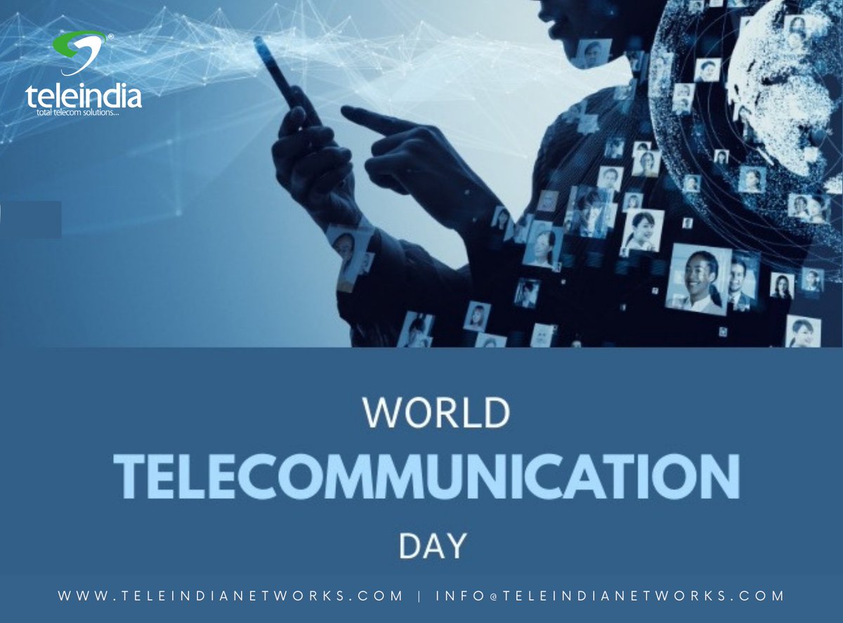 Teleindia Networks Pvt Ltd Wishes everybody #Happy #World #Telecommunication #Day

#17th #May
#Telecommunications #Day
