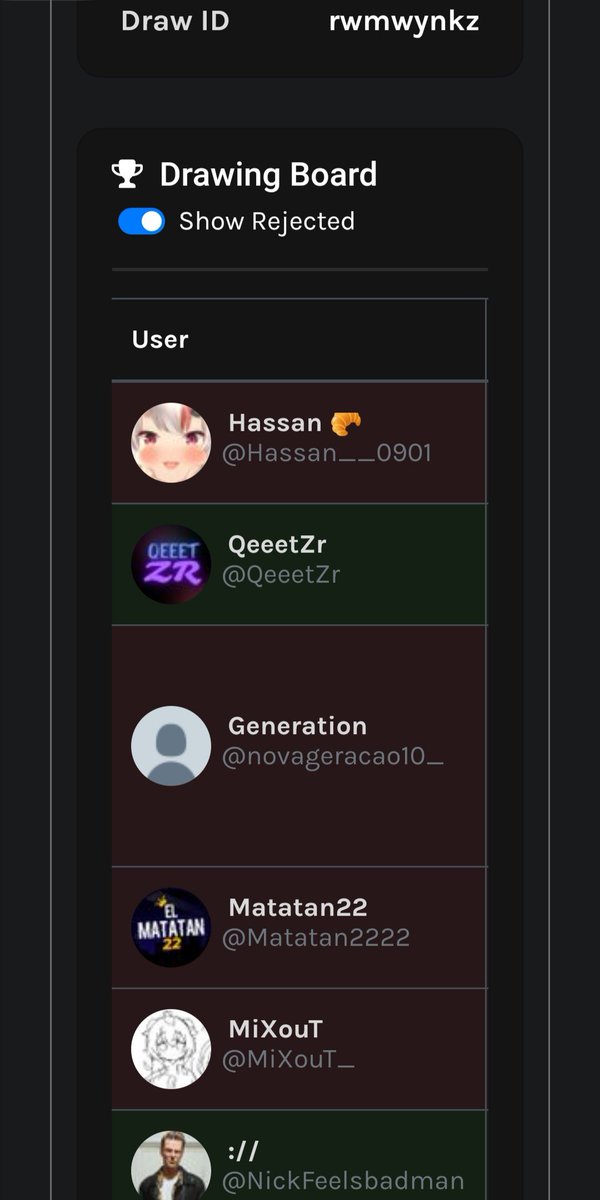 shadow_gw's tweet photo. The winners are:
1st @QeeetZr
2nd @NickFeelsbadman
(decided to give another prize😁) 

Congrats guys! Dm me your tradelink! 🥳🥳

Draw id: rwmwynkz https://t.co/HlxWnRYHp1