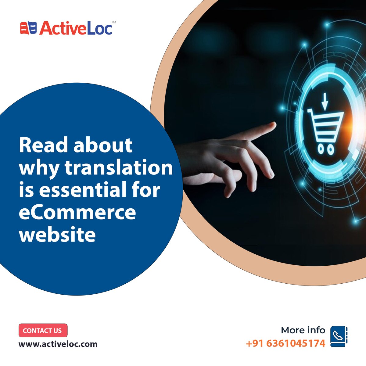 ActivLoc's tweet image. Read this blog to know, the benefits of translating your e-commerce website in 2022
activeloc.com/importance-of-…
.
.
.
#activeloc  #humantranslation #languagetranslationservice #mobilelocalization #softwarelocalization #websitelocalization #documenttranslation #machinetranslation