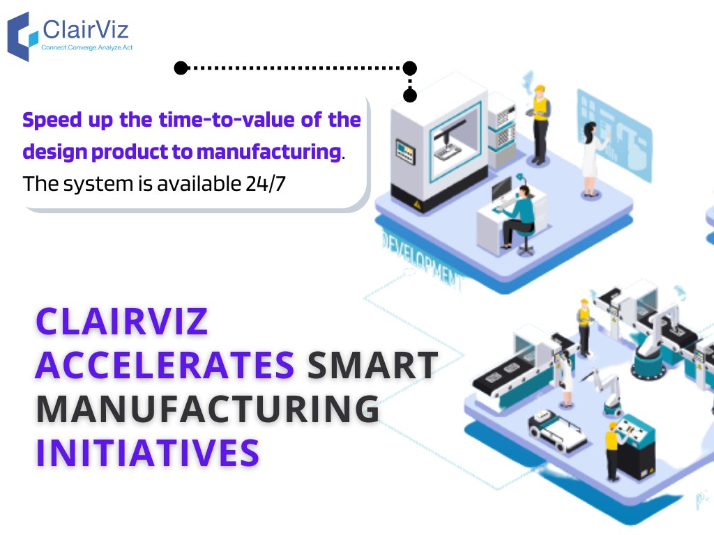 clairvizsystems's tweet photo. Accelerate Smart Manufacturing activities with Clairviz Systems.

https://t.co/gkxcgS744U... 

#smartfactory #digitalmanufacturing #CBM #maintenancemanagement #digitaltransformation #manufacturing #makeinindia #IoT https://t.co/GQsfFCfR60