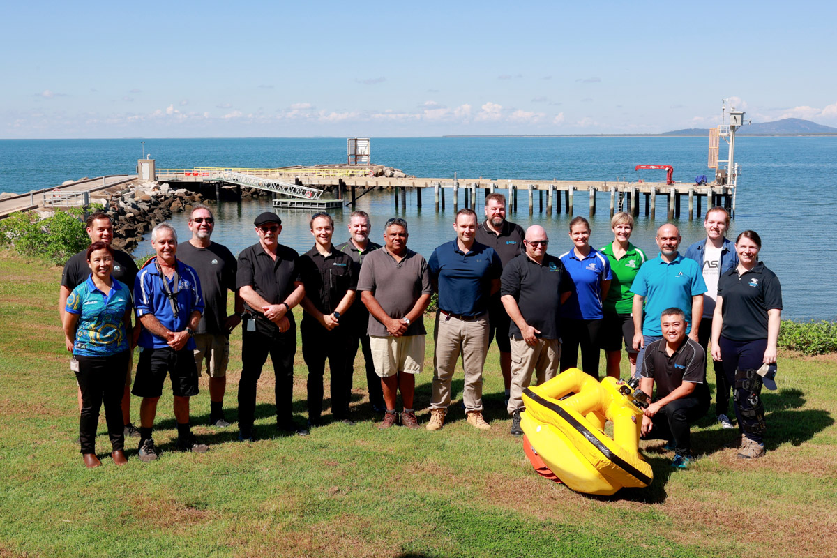 aims_gov_au's tweet photo. Bravo Zulu team! 👏👏👏
Australia’s first civilian swarm of autonomous surface vessels hosted by our #ReefWorks test range was successfully controlled by and live-streamed to @Australian_Navy’s #AutonomousWarrior2022 today.
➡️ReefWorks: https://t.co/fzNgFtHGE7
@QldGov @tasdcrc https://t.co/ZEizh1Ghmc
