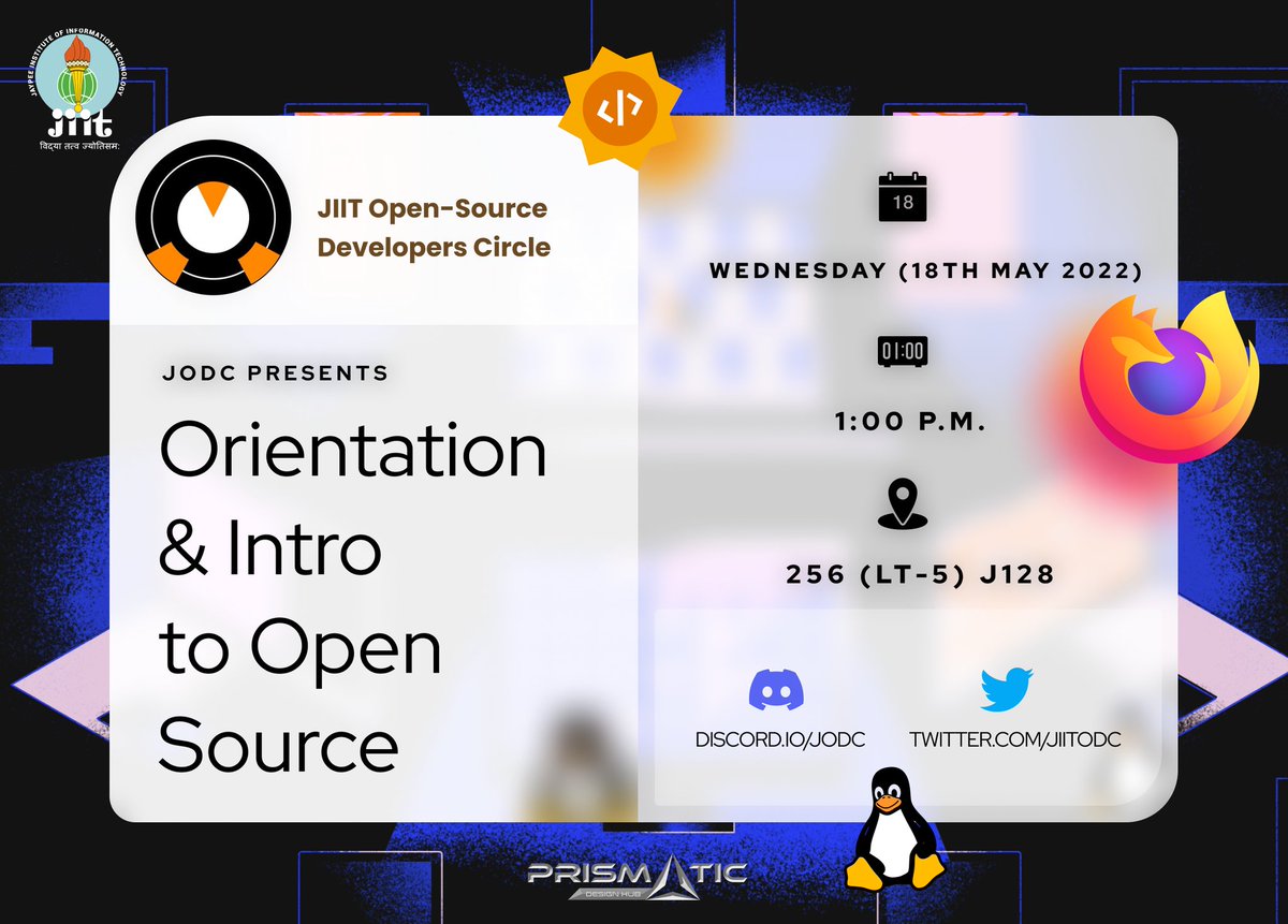 JIIT Open-Source Developers Circle (JODC) tweet media