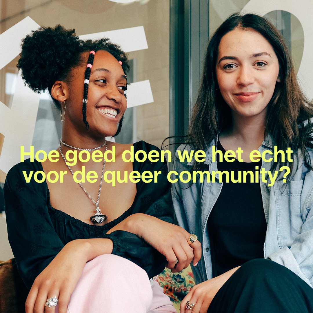 stubru's tweet photo. Normaal stelt @flowindey de vragen in #faqda, maar op #IDAHOT2022 - de internationale dag tegen homo- en transfobie - geeft ze de microfoon door aan queer activist Michiko Lii. Hoe goed doen we het nu echt voor de queer community? Kijk via https://t.co/kXwiljJxWW. https://t.co/c5fgr2Ev9T