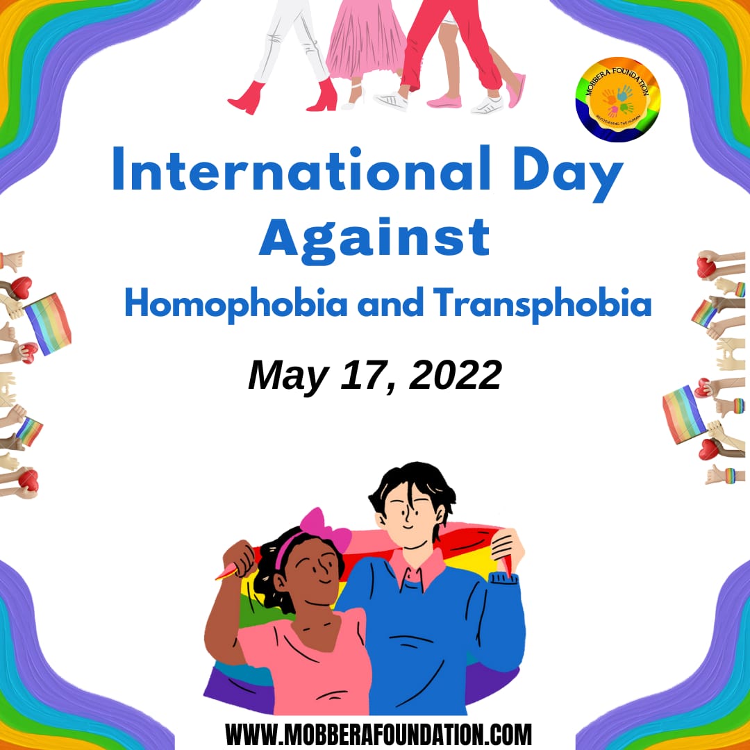 MobberaF's tweet photo. The International Day Against Homophobia, Transphobia and Biphobia was created in 2004 to draw the attention to the violence and discrimination experienced by lesbian, gay, bisexual, transgender, intersex people and all other people with diverse sexual orientations.
#mobbera https://t.co/mWqlmDZSUY