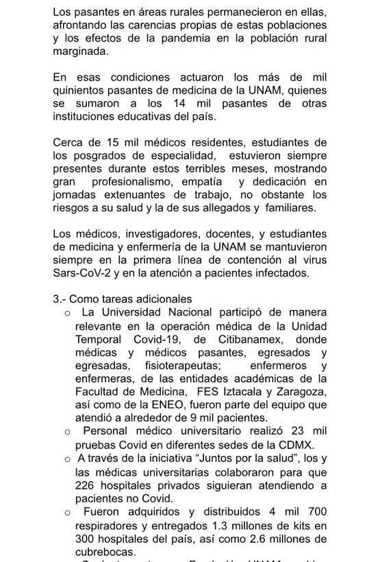 JesusMartinMx's tweet photo. Se los dije. La #UNAM @UNAM_MX no podía quedarse callada ante tal agravio. A las 21 hora la #maximacasadeestudios publicó su posición ante los insultos presidenciales. @lopezobrador_ @lopezobrador_ @lopezobrador_ @lopezobrador_ @BeatrizGMuller @HLGatell https://t.co/uvhlqBhR5x