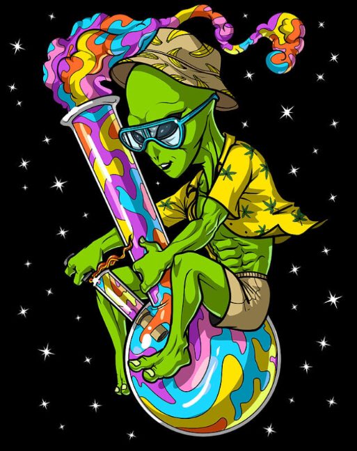 themoistbuddha's tweet photo. weed alien cinematic universe #weed #alien #wacu https://t.co/ljaXjPtJQW