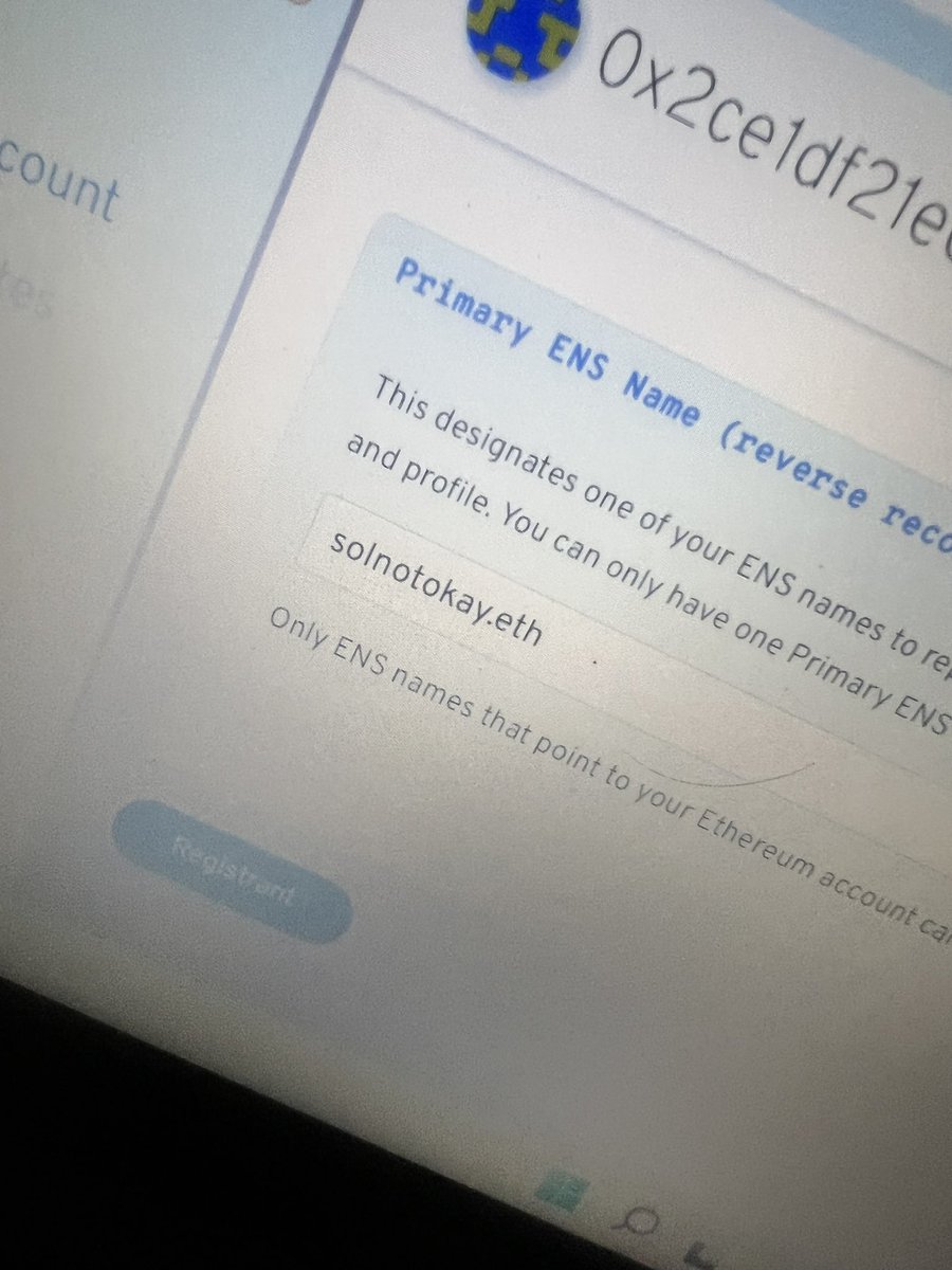 Just got the best ens #crypto #nft #not_okaybears #sol sucks #eth is the way #solnotokay