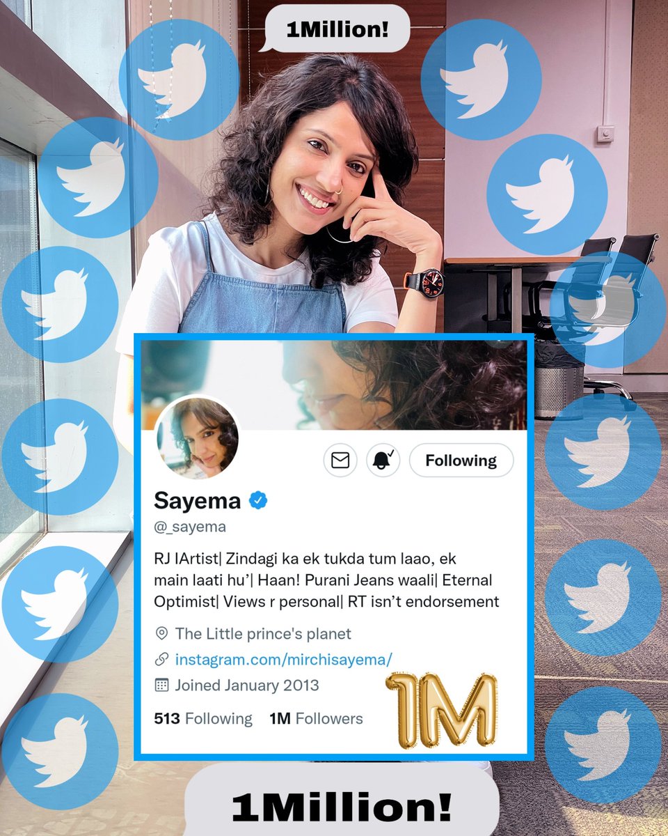WaqikhanK's tweet photo. @_sayema Ma'am ♥️ Hearty congratulations and best wishes to you on completing #1Million followers, keep moving forward like this every day.
#1Millon #Twitter #Followers #Millone @_sayema https://t.co/WA9ATCpYmw