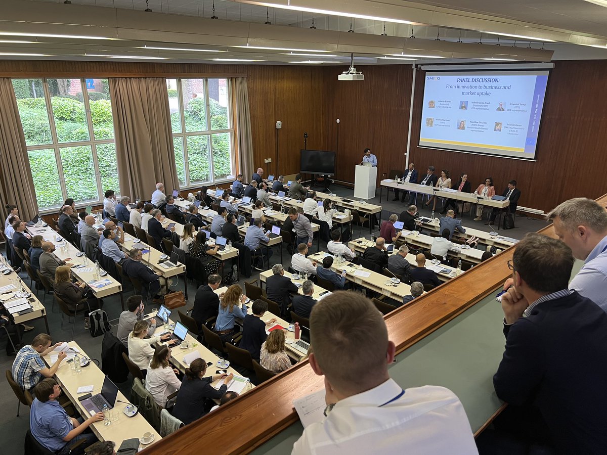 CMINE_EU's tweet photo. A full house for yesterdays #SMI2G22 sessions on Disaster Risk and Safety &amp; Security.
Today we focus on Fighting Crime &amp;. Terrorism as we hear more #HorizonEurope potential research ideas. https://t.co/XkshBbfWiY
