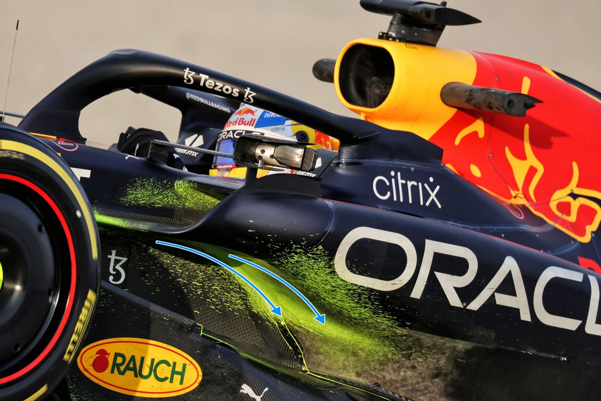 willsnyder16's tweet photo. Ever wondered what that green paint is on an F1 car? 🧐 
Go to https://t.co/jLECF4RS6b 
to learn how #redbullracing keeps pushing everyday! https://t.co/xcRvEXquyv