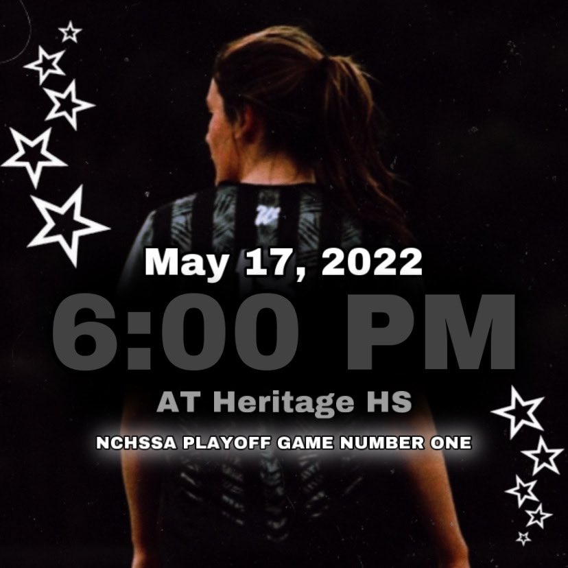 wakefield_wsoc1's tweet photo. 🐾⚽️Postponed Until Tomorrow!⚽️🐾
May 17, 2022
Heritage HS
6:00 pm
All White Kits
🖤Black Out🖤
BE THERE!!!! BE LOUD!!!!! BLACK OUT!!!!
#NoLimits #PlayFor00
#WakefieldWSOC | #The https://t.co/imAutu02Uu
