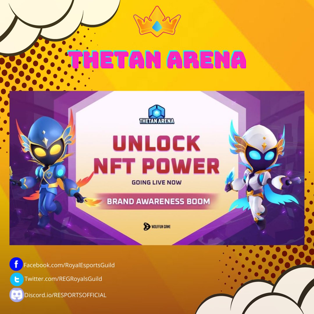 REGRoyalsGuild's tweet photo. "Unlock NFT Power" program is officially live💡
Where you can have hero skins and cosmetics customized based on your brands.
👉 View here for more details
https://t.co/RETrgGSIPf This is not simply a feature, this is a journey when you become a part of Thetan Arena's ecosystem. https://t.co/dgW5KpiEU0