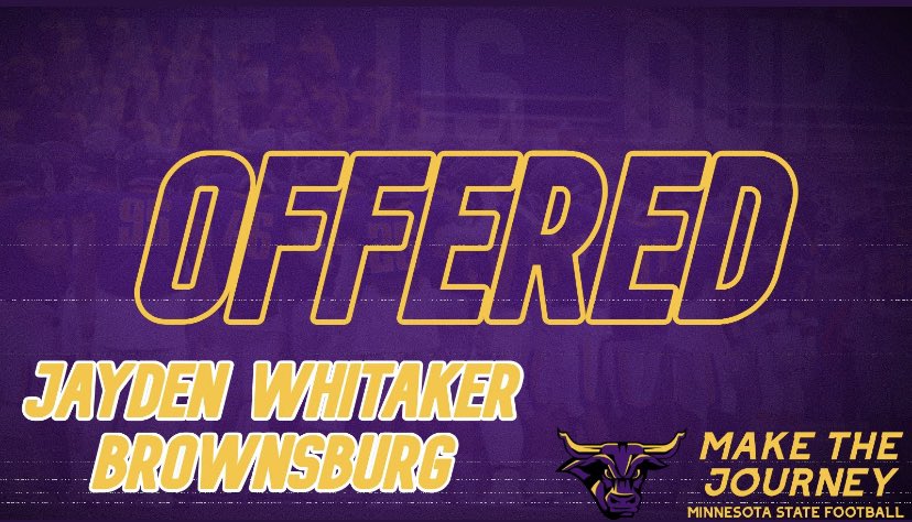 After a great phone call with <a href="/CoachJackson32/">Lavell Jackson</a> I am blessed to receive an offer from Minnesota State! <a href="/BHSdogsfootball/">BHS Football</a> <a href="/MinnStFootball/">Minnesota State Football</a>