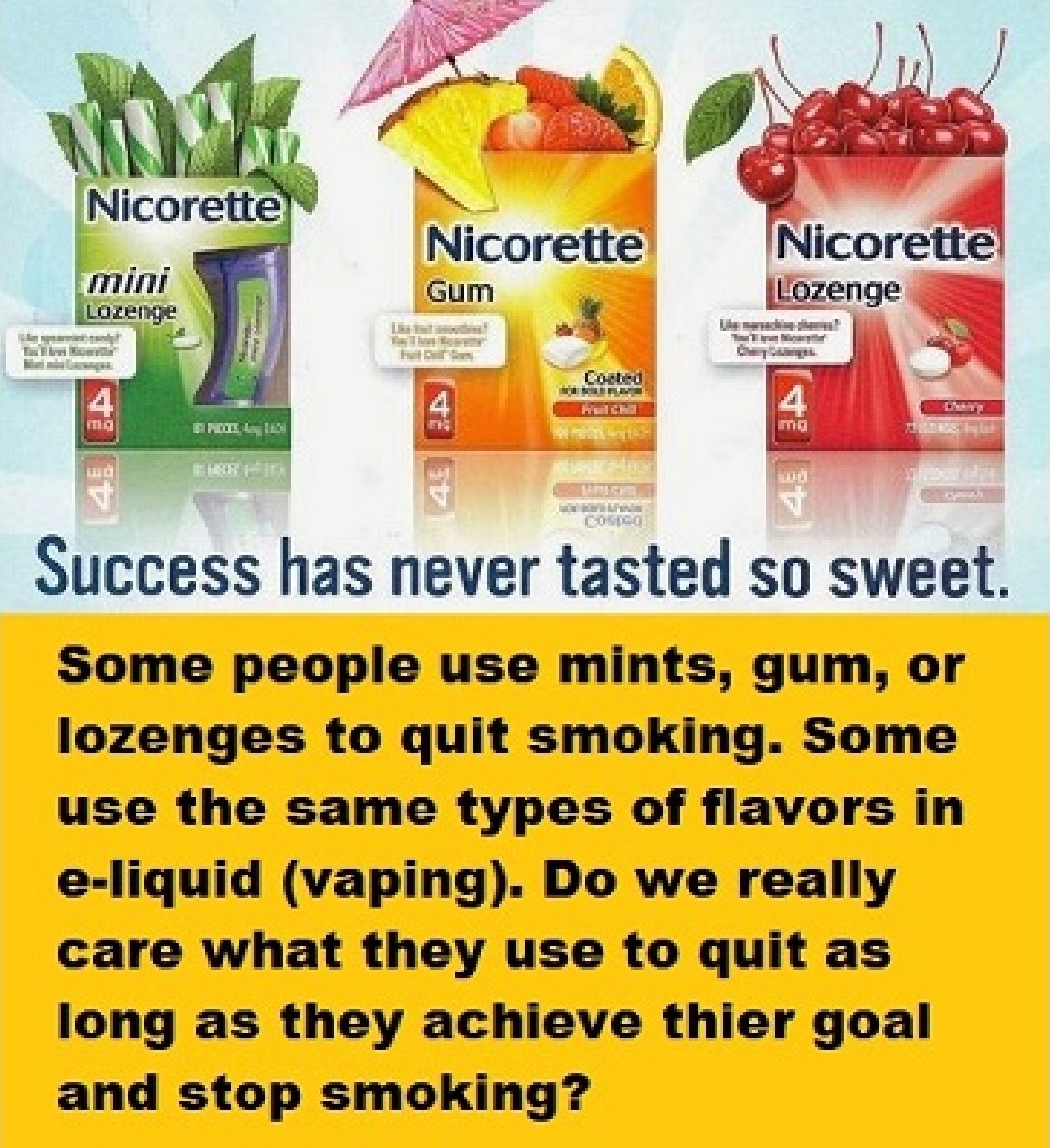 Hi <a href="/jyduclos/">Jean-Yves Duclos</a> and <a href="/Carolyn_Bennett/">Carolyn Bennett</a>. My name is Michelle. I smoked for 30yrs. Fruit flavoured vaper products helped my husband and I quit. April, 19th, 2019 was our last cig. If I wanted to taste an ashtray I would have kept smoking. Flavours are important...