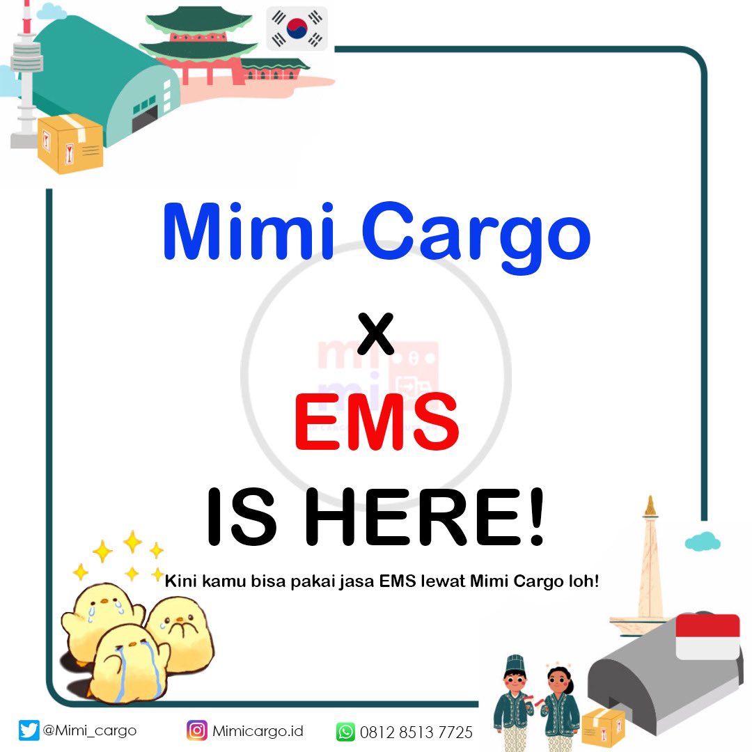Mimi_Cargo's tweet photo. Yuk kak pakai EMS sama Mimi Cargo aja pasti Lebih menguntungkan dan jajan jadi Lebih tenang 🐥😍💖 

Untuk pendaftaran langsung isi form ke : https://t.co/Dl0RYS7fG6

Diskon berlaku sampai akhir bulan Mei 2022 yaa 🙏🏻😁🐥
Happy Borderless Shopping! https://t.co/KhEOdIePZo