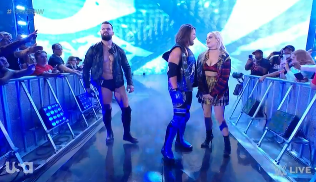 WrestlingCovers's tweet photo. LET'S GO!!! ☠ #WWERAW 
@FinnBalor @AJStylesOrg @YaOnlyLivvOnce https://t.co/ZYOvKb2spp