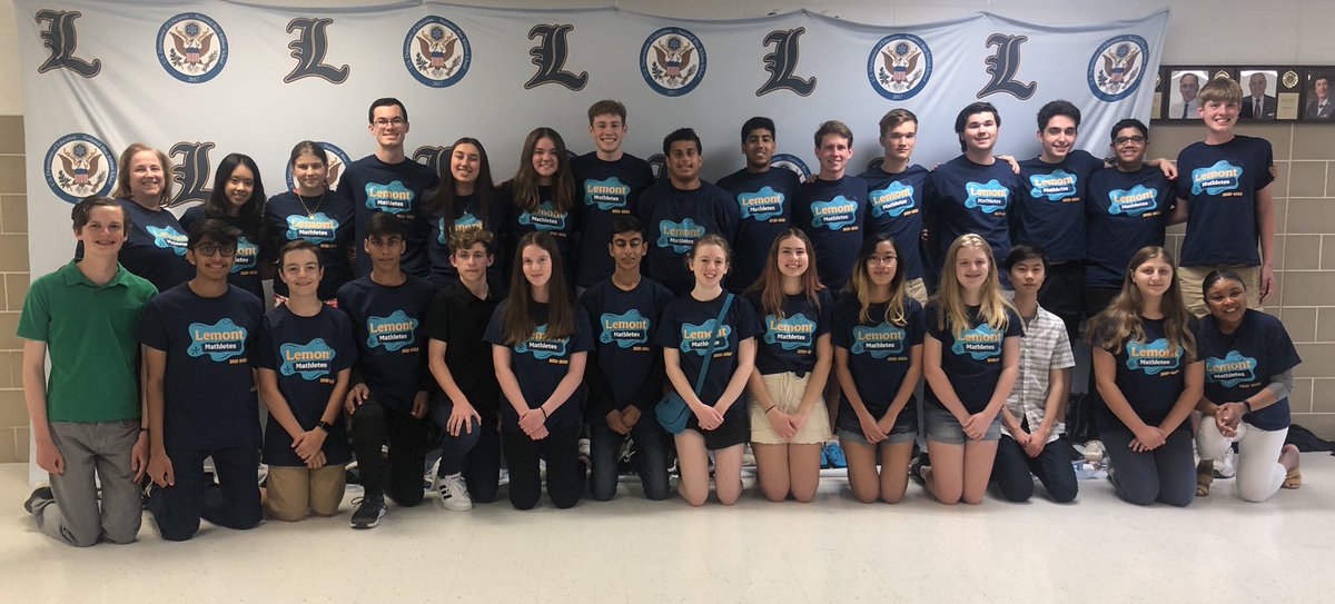 Lemont_HS's tweet photo. In what seems like an annual visit, @Lemont_HS’s Mathletes squad was recognized by the Board of Ed tonight after competing in this year’s state finals! #WeAreLemont #NAFISFamily https://t.co/jJc1kO15qQ