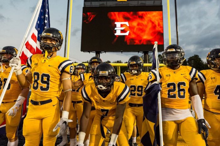 After a great conversation with Coach <a href="/dru_duke/">Dru Duke</a> I’m excited to have received an offer to play football at ETSU!! <a href="/ETSUFootball/">ETSU Football</a> <a href="/DraughnFB/">Draughn Football</a> <a href="/Powell_31/">Chris</a> @RivalsFriedman @SWiltfong247 @On3Recruits