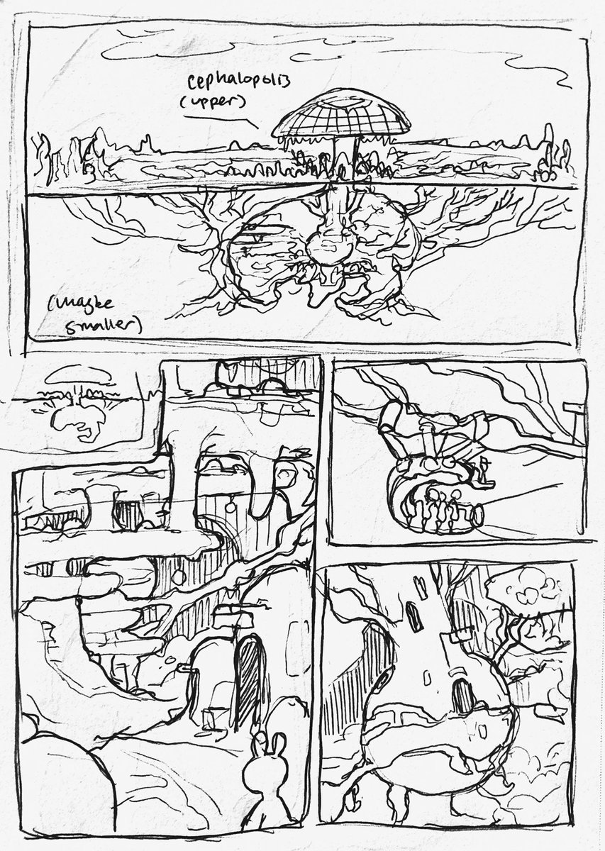 Some concept doodles for slug city, an original project! 