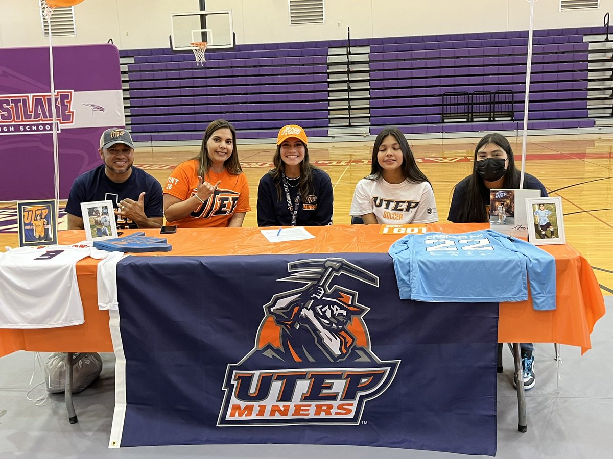 EHSoccerENGLAND's tweet photo. What a day. We had 10 Falcons signing to take their talent to the college level. Congratulations Tiny, Sofia, Deserie. FTF https://t.co/9BVSaXR0U5