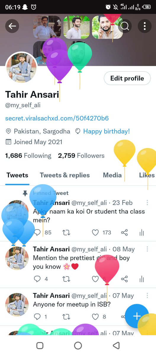 my_self_ali's tweet photo. Thanku twitter walo♥️♥️ https://t.co/y1tfWeWO0K