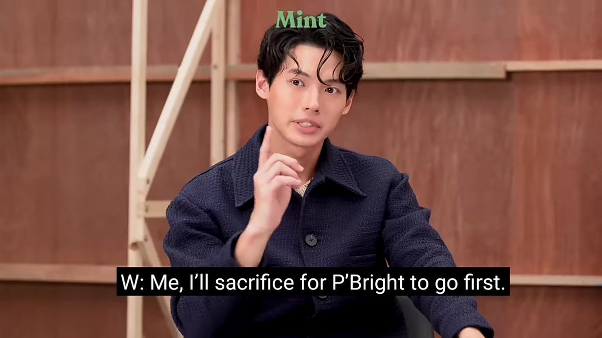 cortiskiez's tweet photo. the chronicles of bright not being able to say no every time win says he goes first https://t.co/YeICWYiqZM