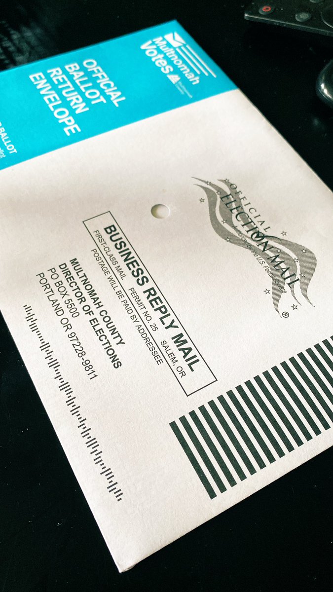 FelixRadio's tweet photo. I voted for myself in the last empty write-in entry on my ballot. I’m bound to win one of these days. ☑️🤞 #VoteOregon https://t.co/Tx4fX5xgpV