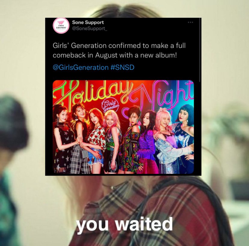 yoonabjhksg's tweet photo. 5 years!!! Can finally tweet this!!! GIRLS' GENERATION IS BACK!!!! 

SNSD:                                       SONES: https://t.co/6wlhDwzus2
