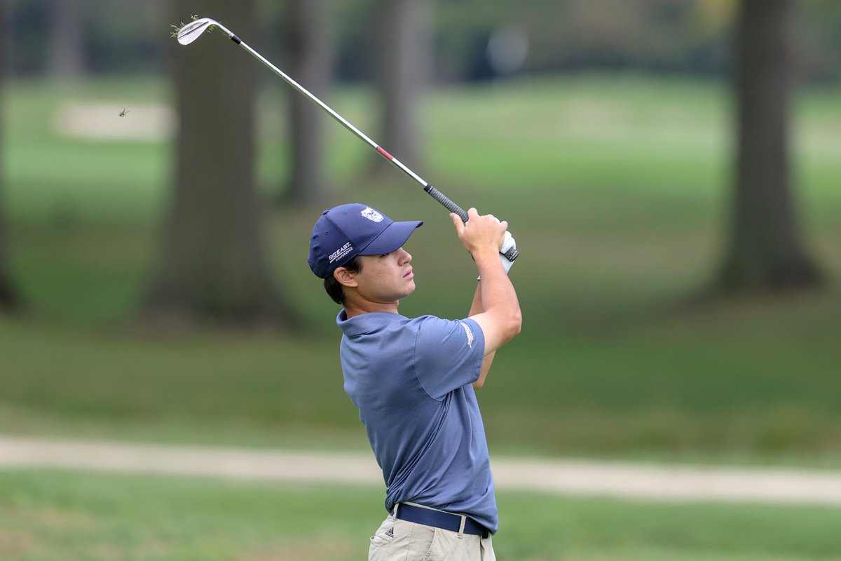 ButlerUGolf's tweet photo. With a three-under 68 today at Lake Shore CC, Butler's Daniel Tanaka has advanced to the next stage of @usopengolf qualifying

--> https://t.co/FSbd1QgtCm https://t.co/EcDCcnVU71