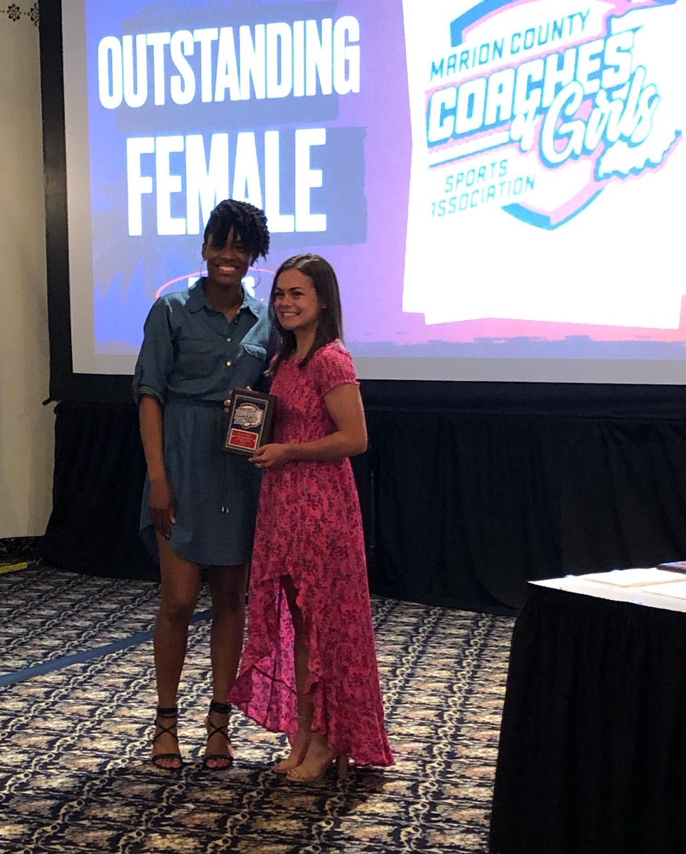 DCGirlsXC's tweet photo. Today Ayva was honored by the MCCGSA as a nominee for Marion County Female Athlete of the Year. You earned this girl! We are #decaturproud of your accomplishments! #dcxc https://t.co/DOyUBpFJjJ