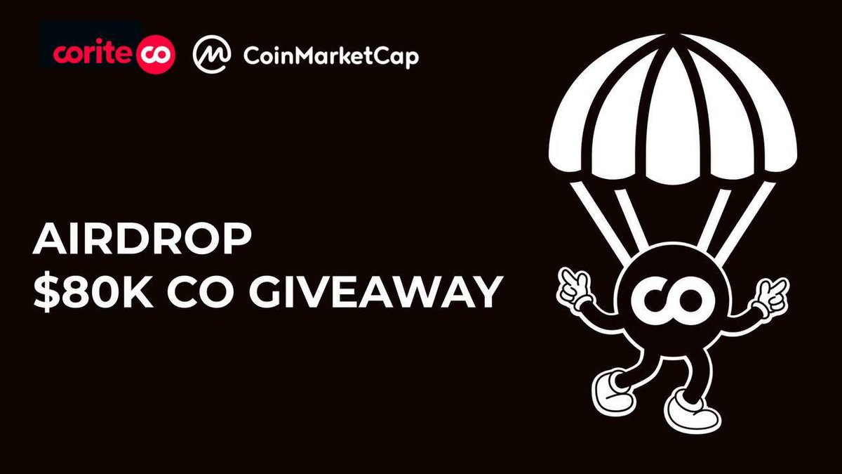 airdropblogs's tweet photo. #Airdrop: Corite (CO)
Prize Pool: $80,000 in CO
Reward: $20 in CO
Referral: n/a
Winners: 4,000 users

Airdrop Link: https://t.co/piK4z3dYJm

- Follow @Coritecom
- More details https://t.co/2jv3gQRaiV
- Distribution date: 10 days after TGE

Website: https://t.co/YkkTLc6HKl https://t.co/3ilFLlQfF9