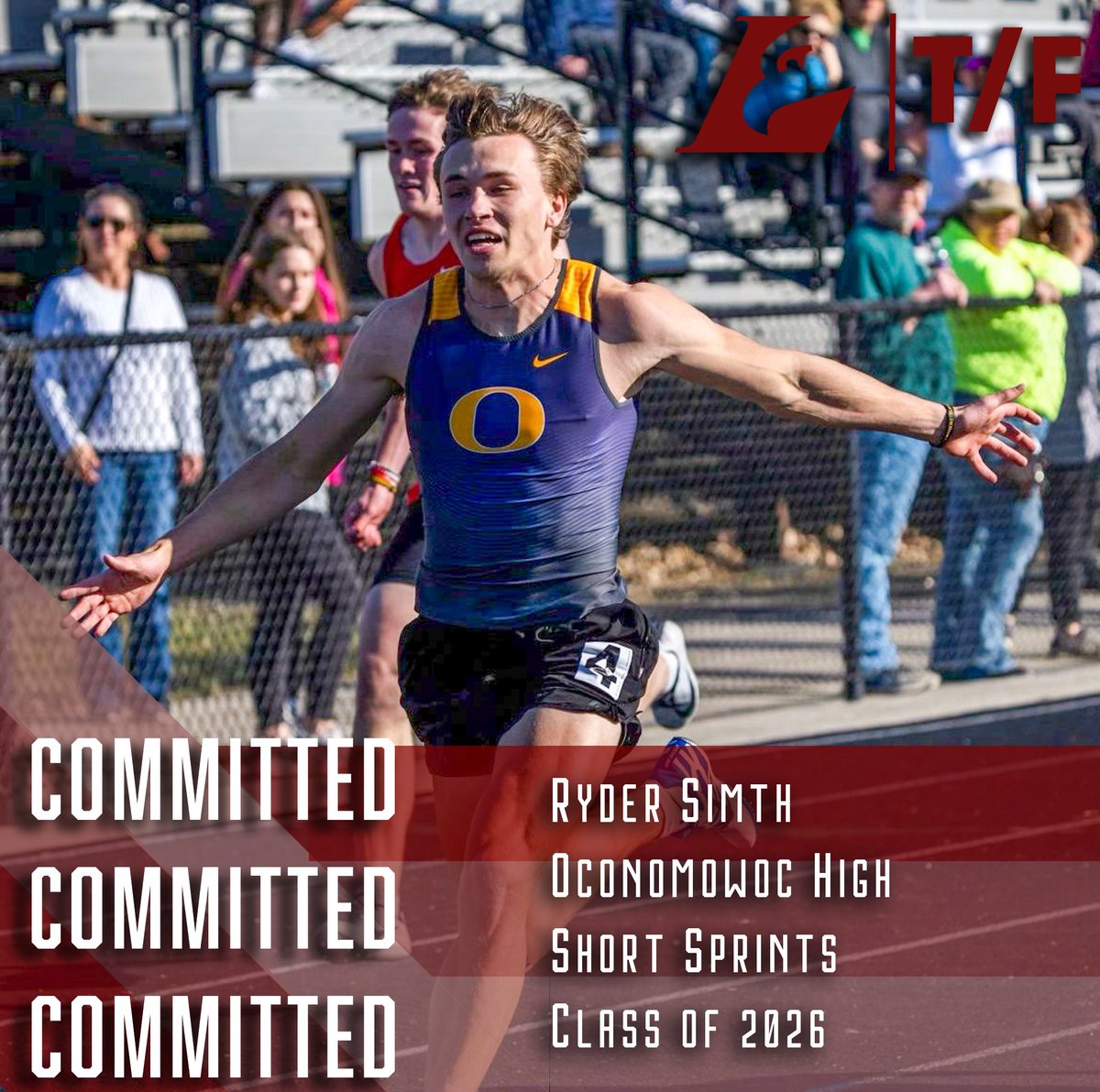 UWLMensTF's tweet photo. These 2 STUDS are set to be eagles next year!!
- Jacob Hohmann of Batavia, IL | Quarter Miler
- Ryder Smith of Oconomowoc, WI | Short Sprints
Thank you to everyone along the way who have helped these 2 become future eagles!!🦅 https://t.co/qDx07vIpJq