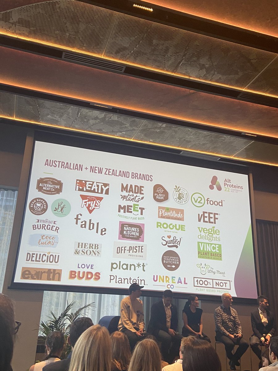 Great to see so many local brands in the plant-based meat industry. #AltProteins22