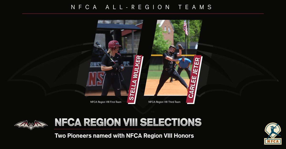The <a href="/TransySoftball/">Transylvania Softball</a> 's very own Stella Wulker &amp; Carlee Jeter named to NFCA All-Region Teams! #FlyPios
STORY:
transysports.com/news/2022/5/16…