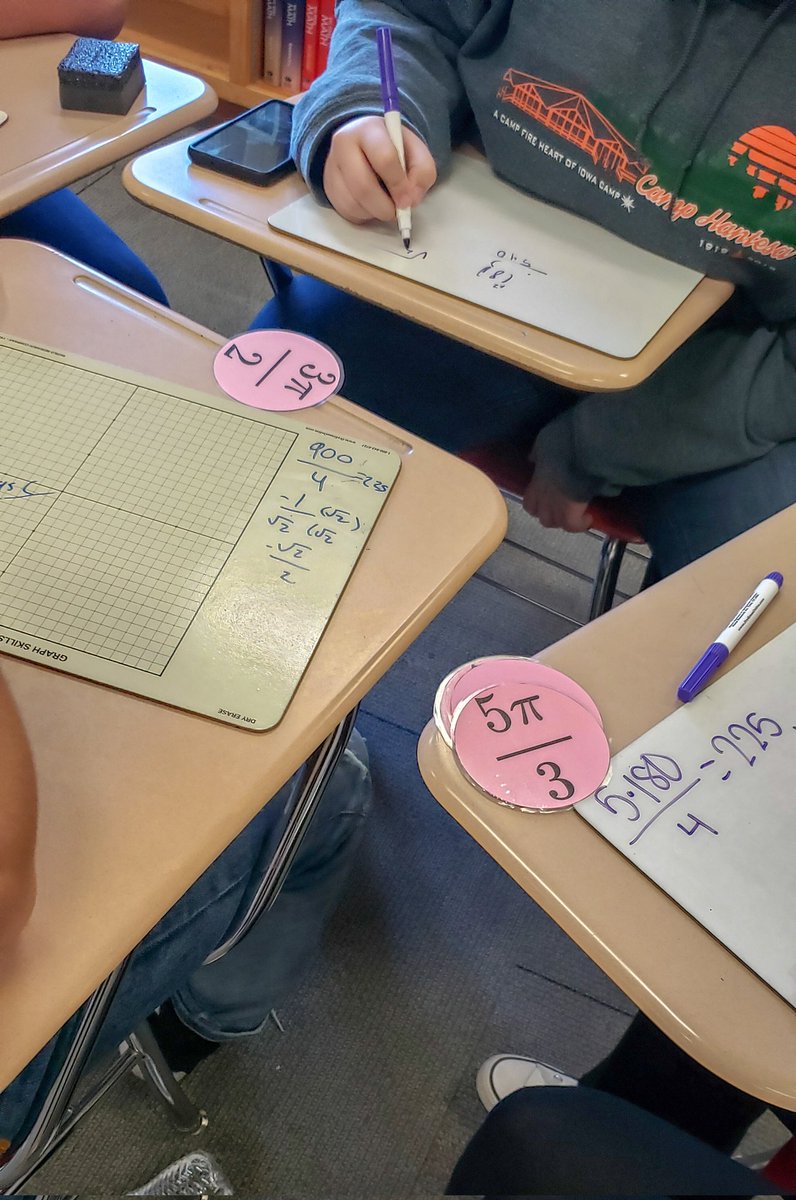 Fredericks_Math's tweet image. Honors Algebra 2 students discovered the sine function today! #math #problemsolving