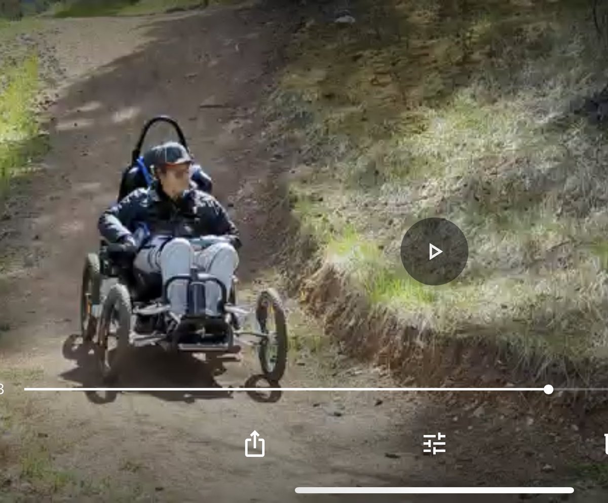 midtoad's tweet photo. Thanks to Columbia Valley Cycling Society 4 your work on the Lk Lillian trails. I rode the Junior Johnson w/my adaptive bike today. Green for bikers, but sections are blue+ For me. Recommend riding CCW. Grr Xslopes! #adaptivemtb #Quadrix https://t.co/gn2FWMRmQc