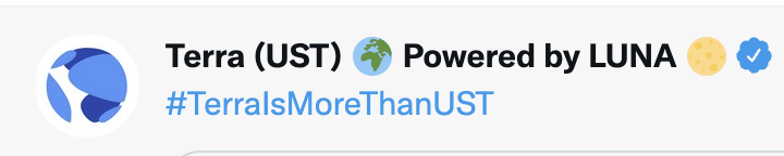 donmthompson's tweet photo. @terra_money The parenthetical after your name would suggest otherwise. It would be funny if it wasn't so sad. https://t.co/0KBZvOK6Bi