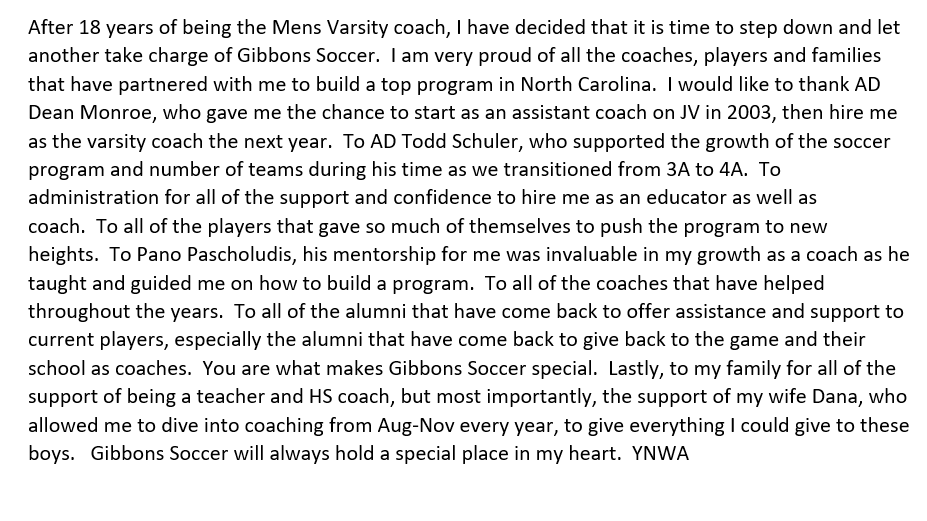 Gibbons Men's Soccer tweet media