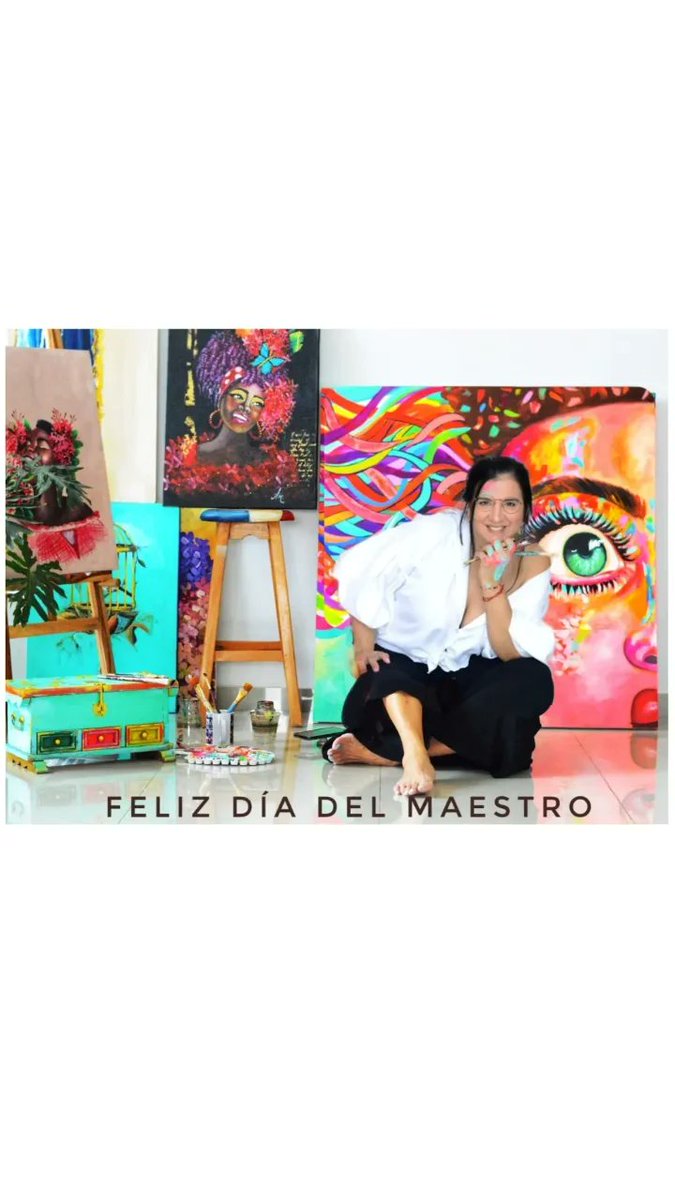 angiepintora's tweet photo. @mincultura @FundacionBatuta @dirpoblaciones @DirAudiovisual @Derechodeautor @CaroyCuervo @miteatrocolon @museonacionalco Feliz día a quienes hicieron su aporte en mi formación academica https://t.co/XAufSt4wFs