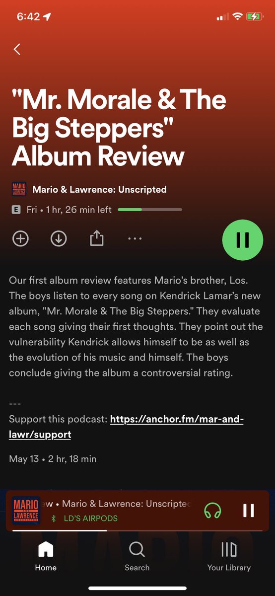 lduru_'s tweet photo. Listen to our very special episode as we review Kendrick Lamar’s album… Link in bio🤞🏿 https://t.co/2oIS8ai0z9