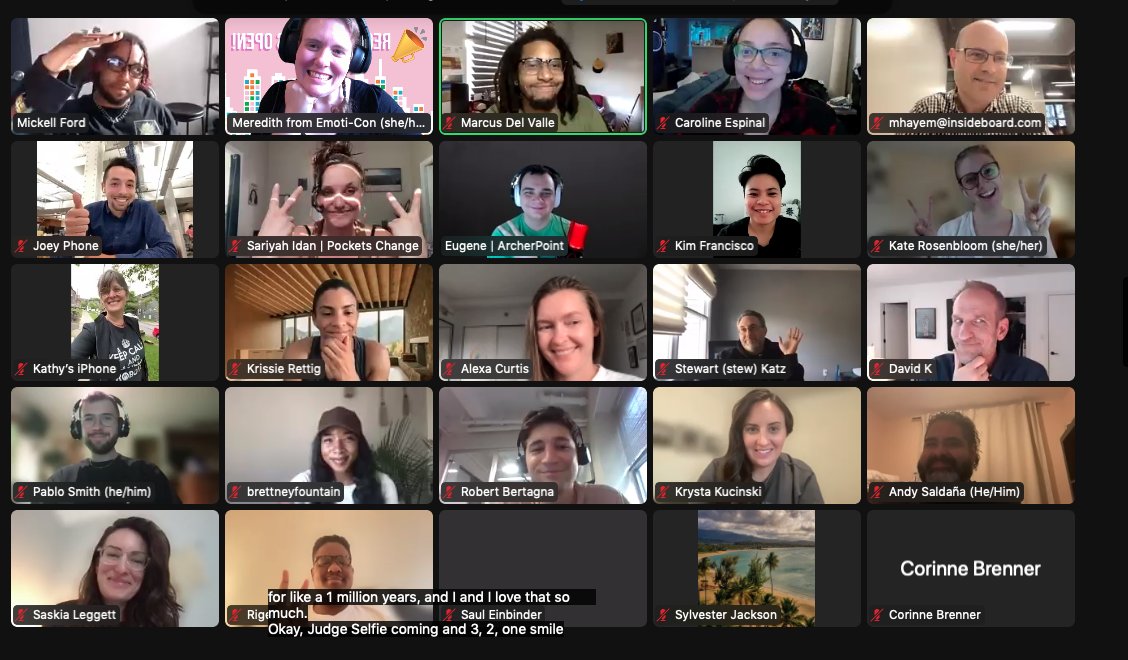 EmotiCon_NYC's tweet photo. 📸 from tonight's #EmotiCon2022 Judges Orientation.  A special big big big shout-out to the 70+ volunteers who will share their feedback and mentorship at the project fair next week! Meet this year's judges: https://t.co/UeKNGMGFx4 https://t.co/teUGmwS3xP