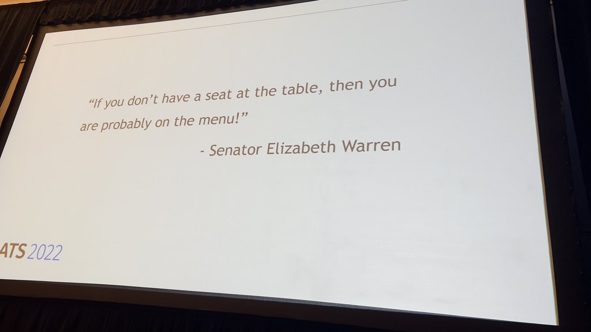 m_konigshoff's tweet photo. Some incredible quotes in Patricia Finn’s @pwfinn1 talk at Women’s Forum #ATS222, my personal best was not on a slide, but I couldn’t agree more: “Whatever feeds your soul…go for it” #lifelonglessons @atscommunity #ATS2022 https://t.co/jXFD5RAHH9