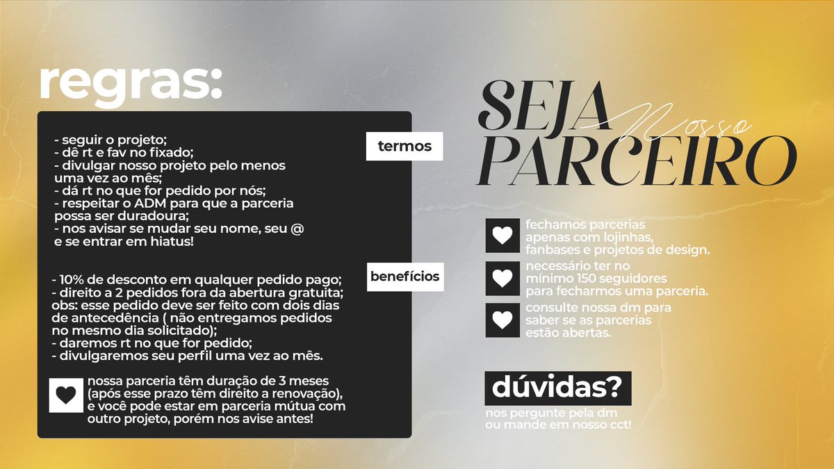 Bem Vindo! Leia as regras e as siga corretamente antes de pedir. Qualquer dúvida chamar na dm✨

[🎨] Portfólio: encurtador.com.br/gxzRT
[🗒️] Cronograma: encurtador.com.br/nEHZ2
[😺] CuriousCat: curiouscat.me/Feltdsign
[💸] Pedidos pagos sempre abertos. pic.x.com/MFu7AEGDXN